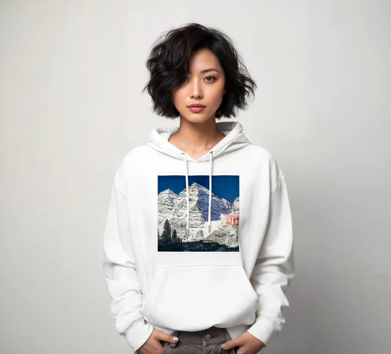 Ed Ruscha Me felpa con cappuccio da Marcobarshop