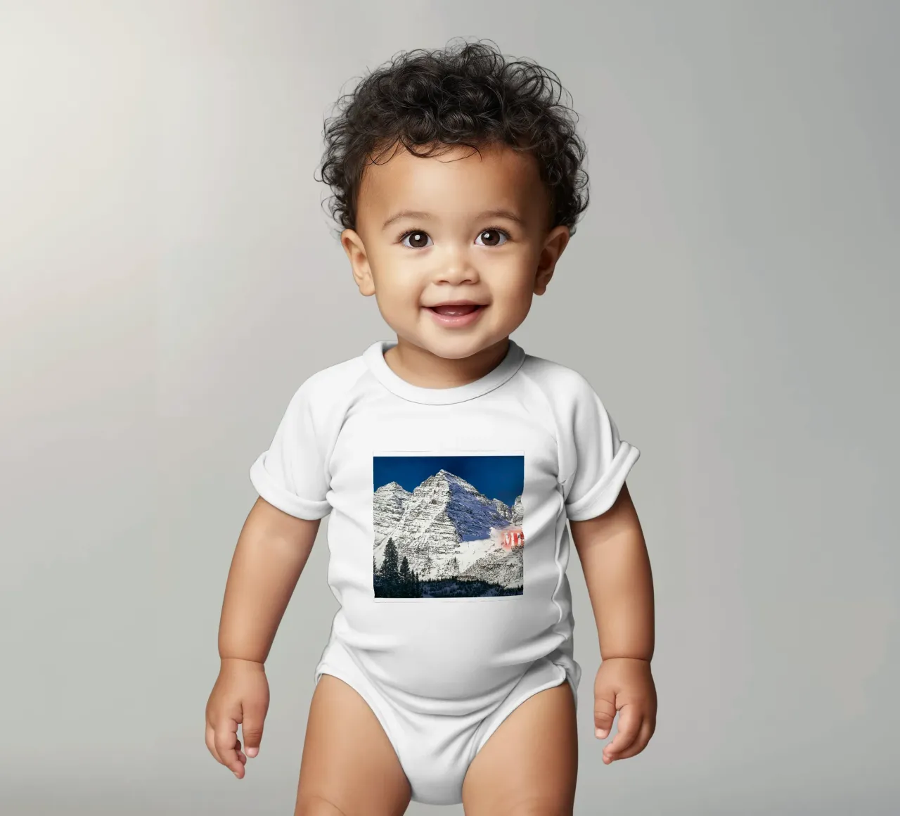 Ed Ruscha Me short-sleeve baby romper by Marcobarshop