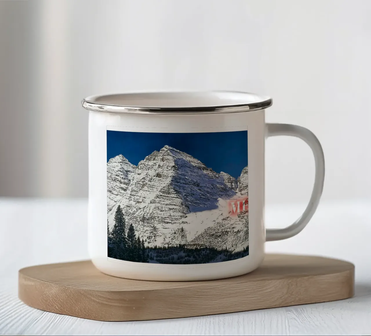 Ed Ruscha Me tazza in smalto da Marcobarshop