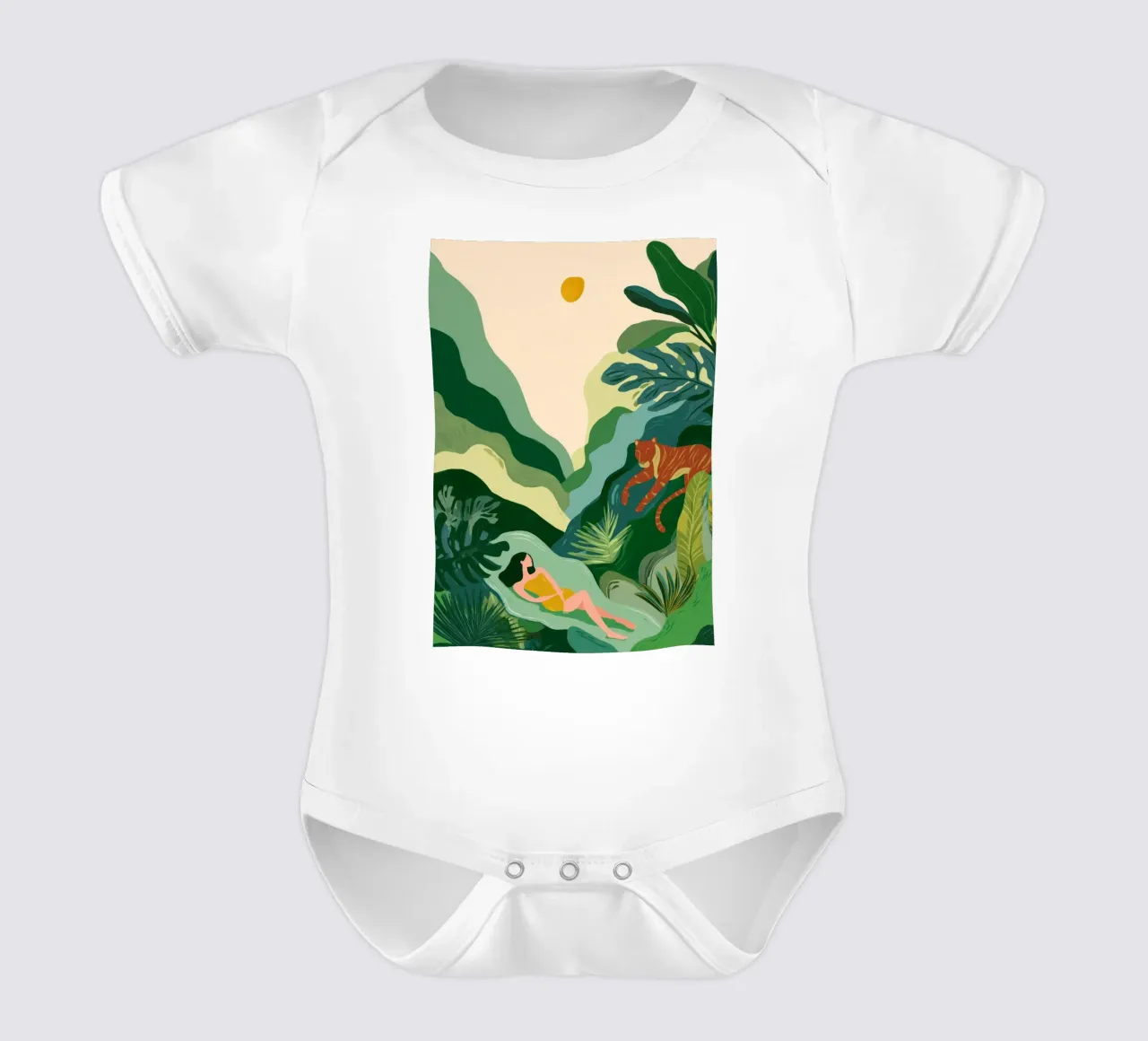 Between Leaves and Dreams body neonato maniche corte da Clara August