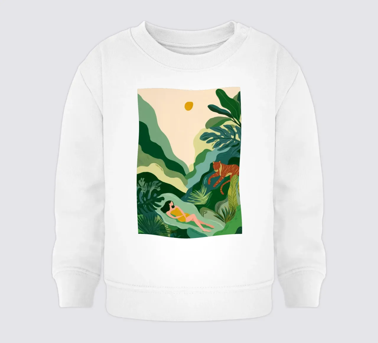 Between Leaves and Dreams felpa neonato da Clara August