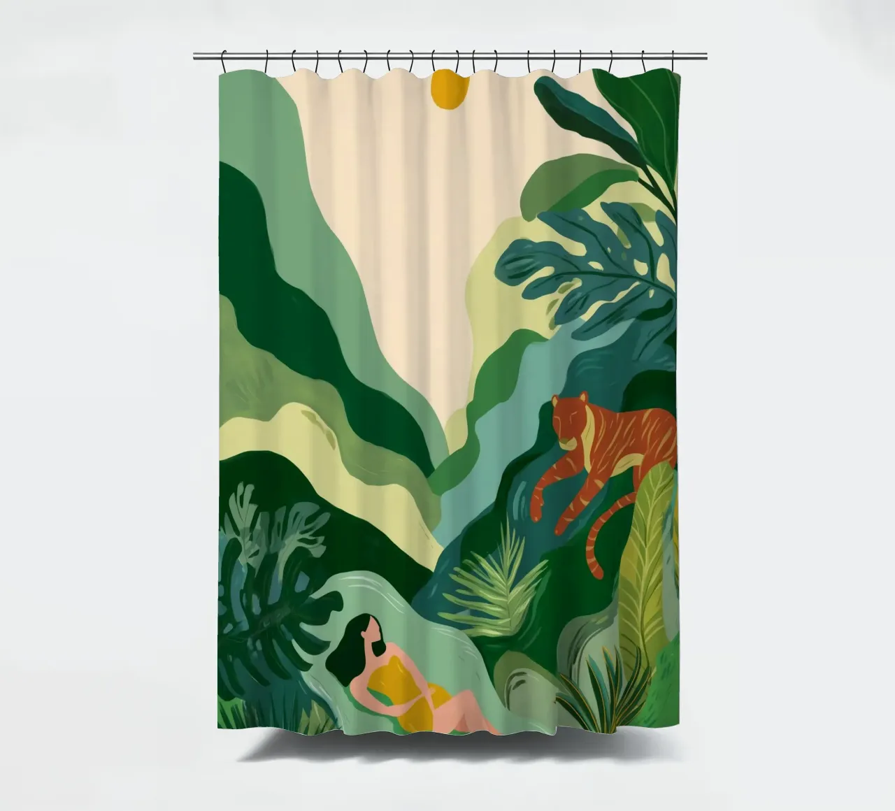 Between Leaves and Dreams tenda da doccia da Clara August
