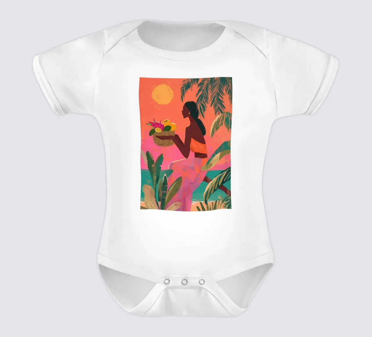 Citrus Sky body neonato maniche corte da Clara August