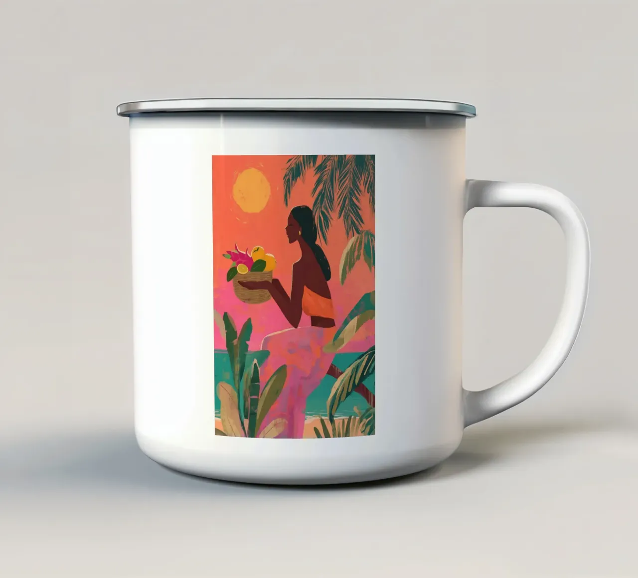 Citrus Sky tazza in smalto da Clara August
