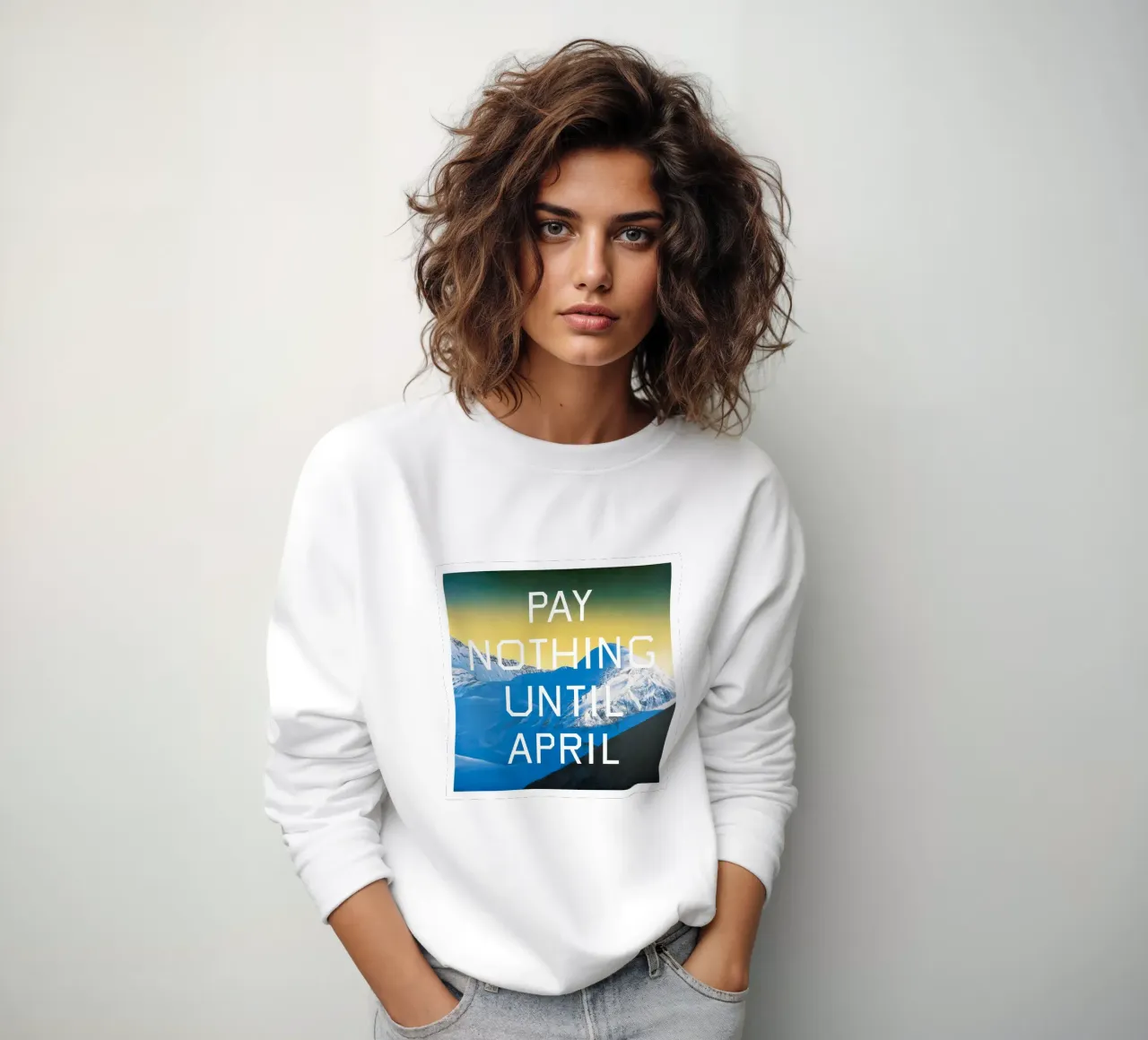 Ed Ruscha Non pagare fino ad aprile felpa da Marcobarshop