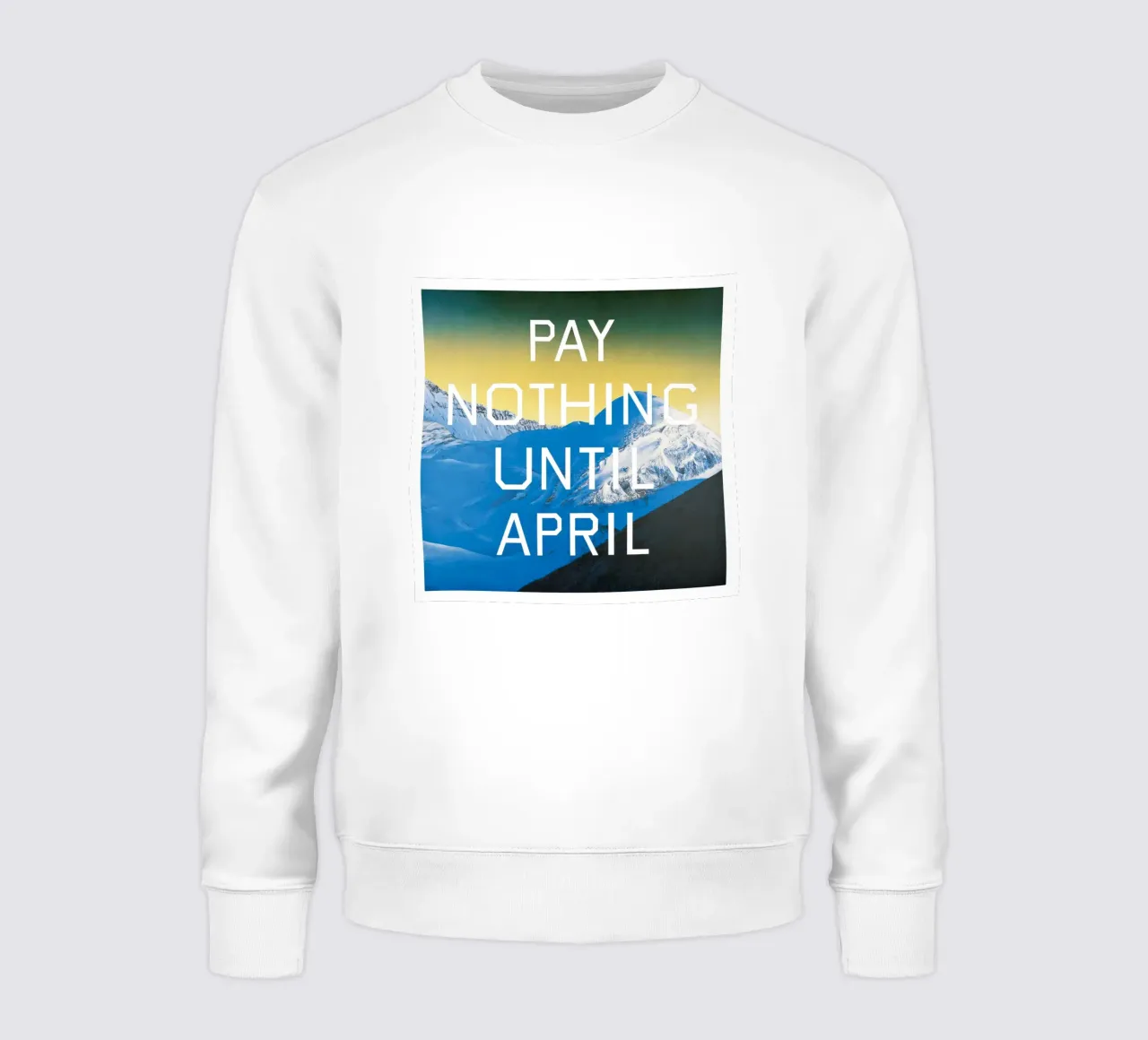 Ed Ruscha Non pagare fino ad aprile felpa da Marcobarshop