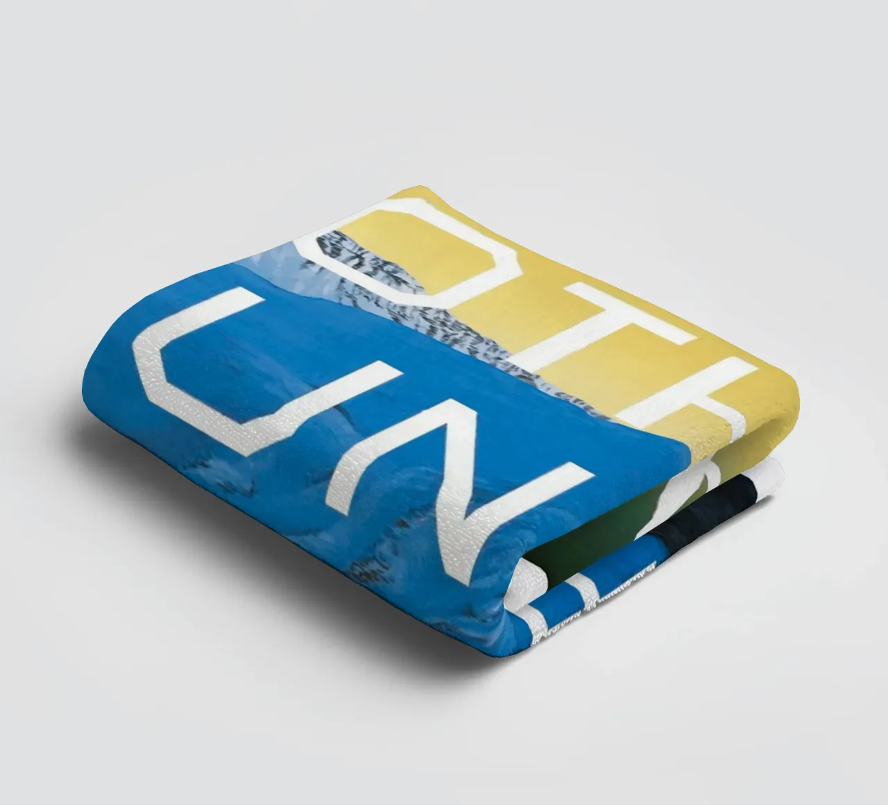 Ed Ruscha Pay Nothing Until April towel by Marcobarshop