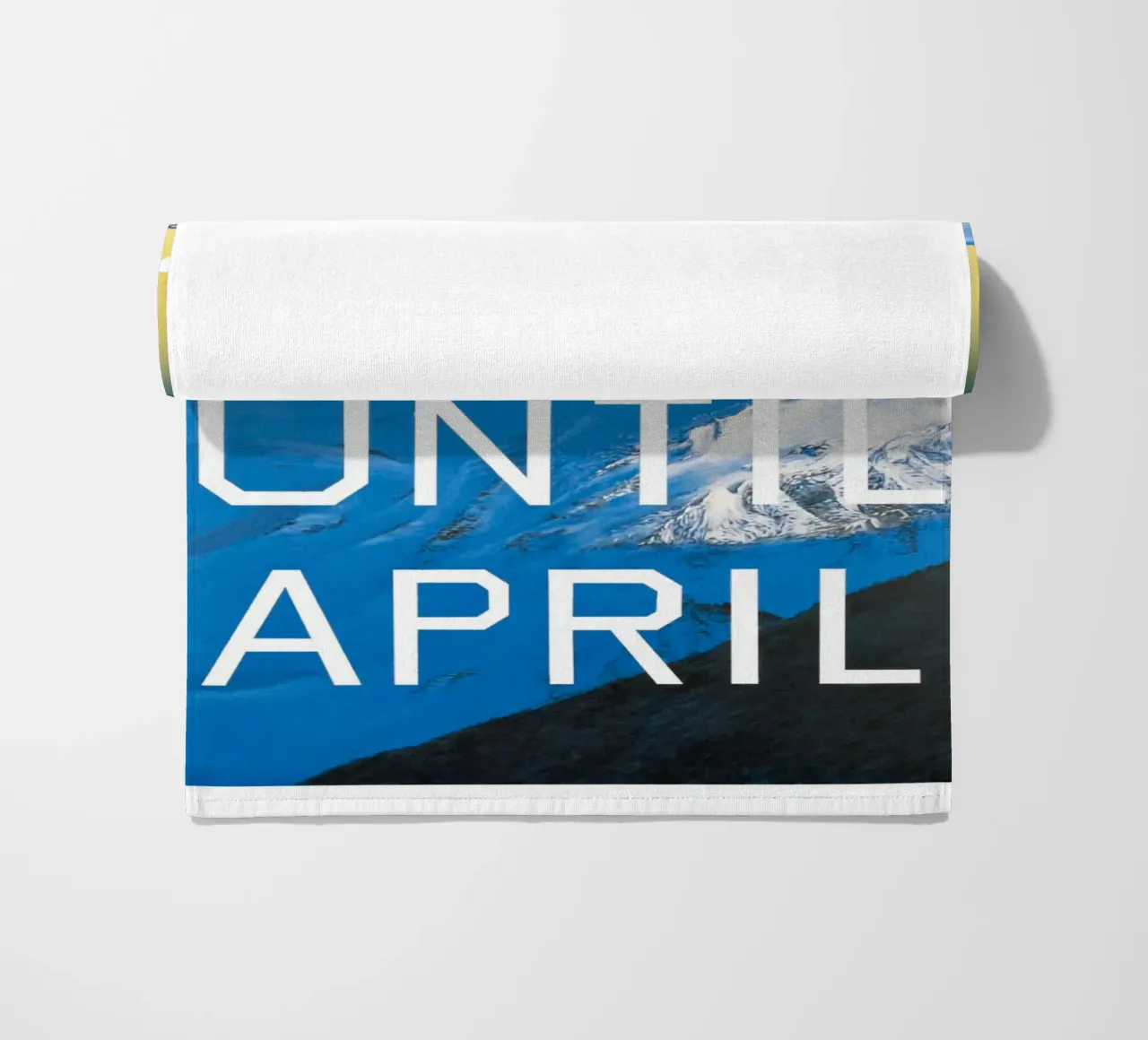 Ed Ruscha Non pagare fino ad aprile telo mare da Marcobarshop