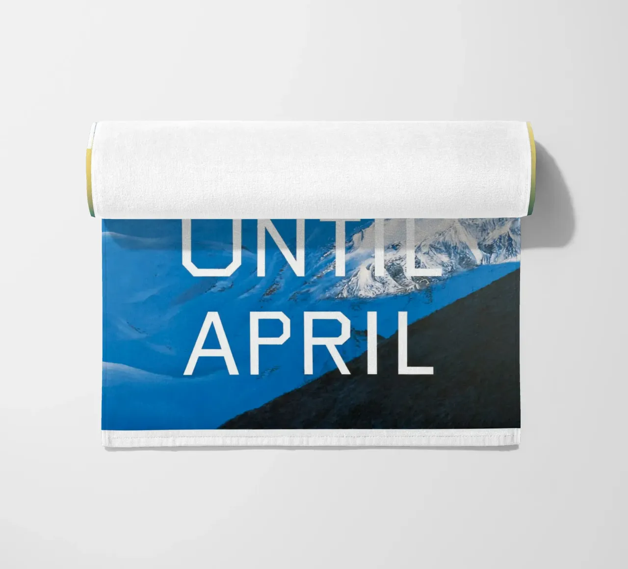 Ed Ruscha Non pagare fino ad aprile telo mare da Marcobarshop