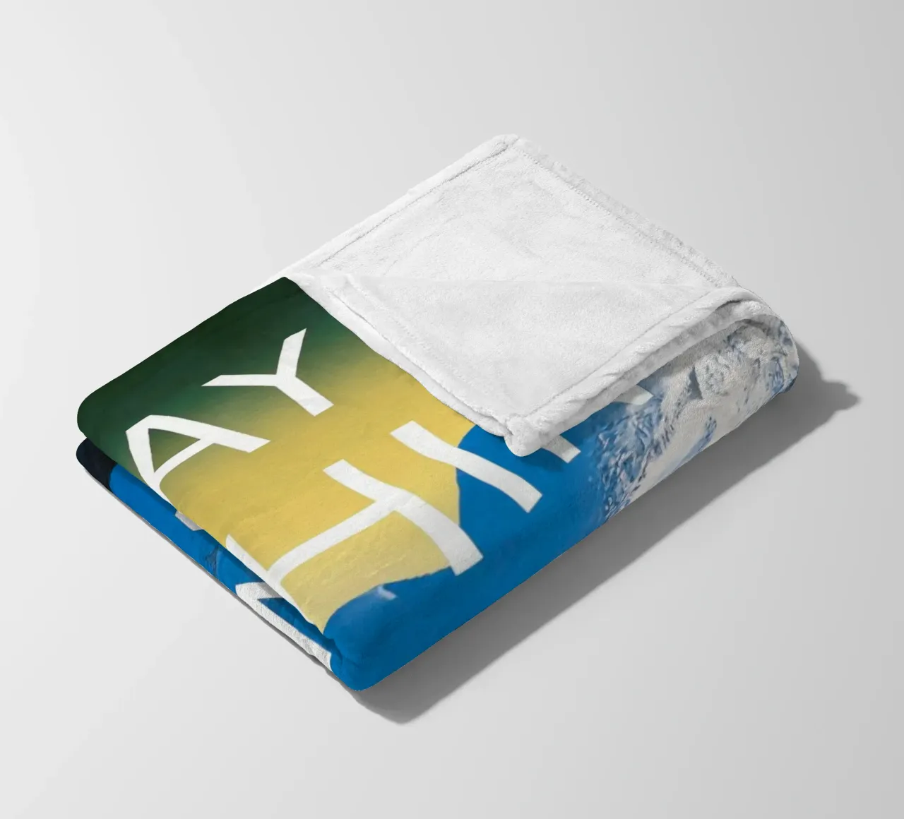 Ed Ruscha Pay Nothing Until April fleece blanket by Marcobarshop