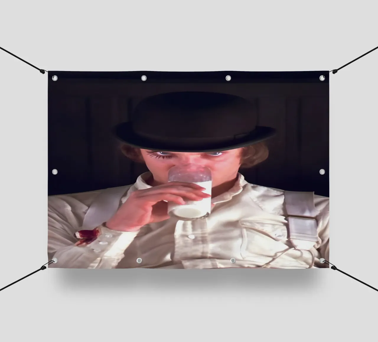 A Clockwork Orange telo in pvc da Low poly art
