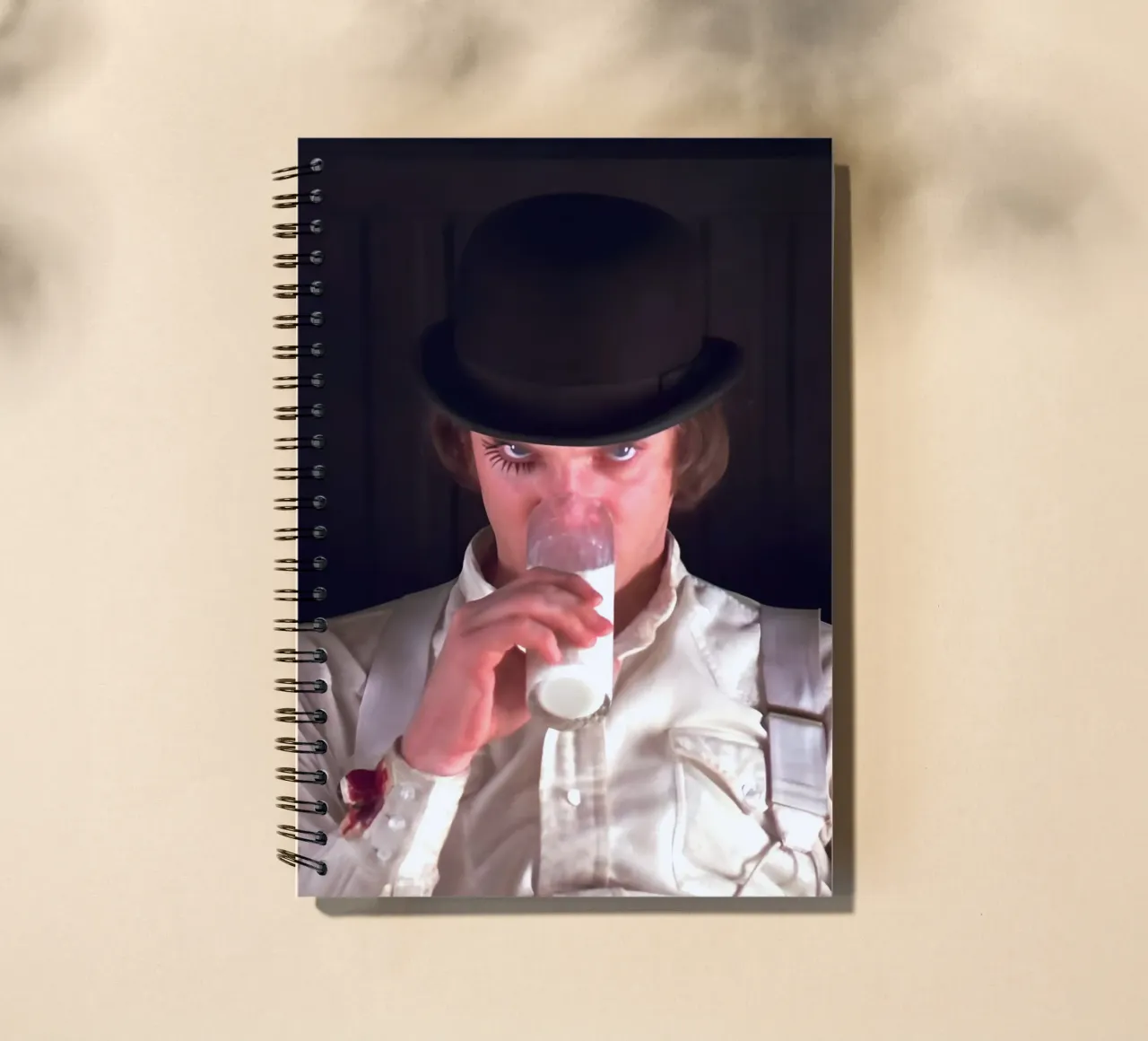 A Clockwork Orange spiral notebook by Low poly art