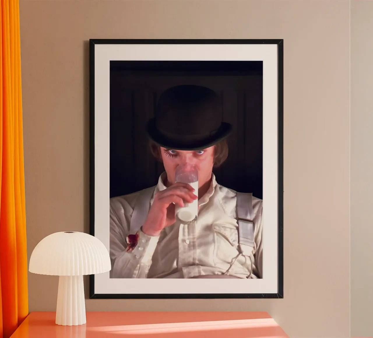 A Clockwork Orange carta hahnemühle da Low poly art