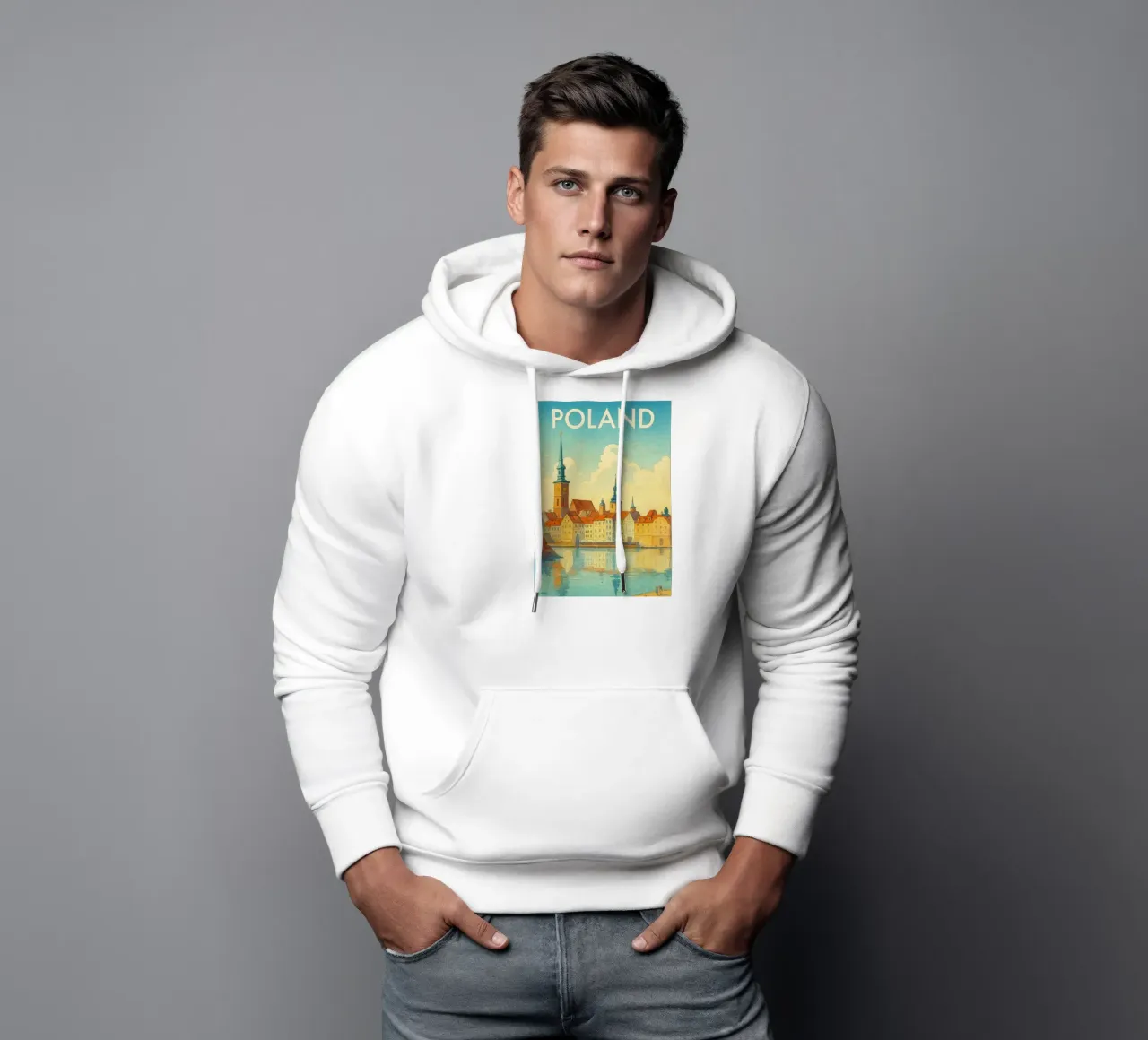 Polen Schilderen Verbeelding hoodie van Diamond