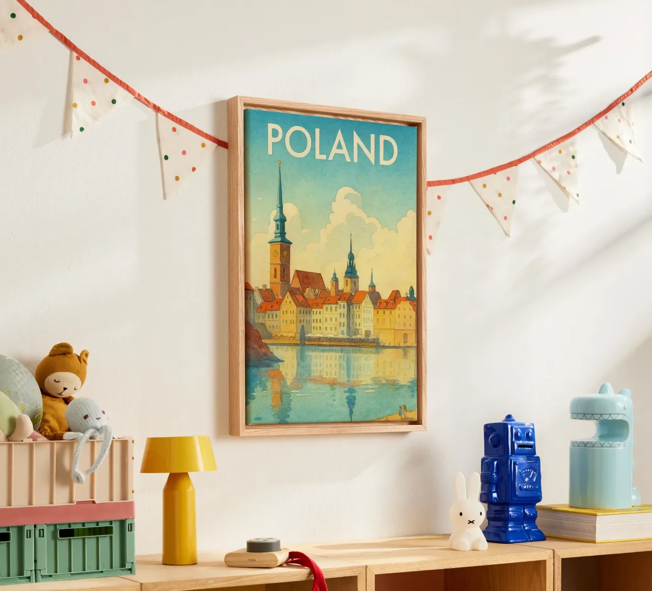 Polen Malerei Phantasie Leinwand von Diamond