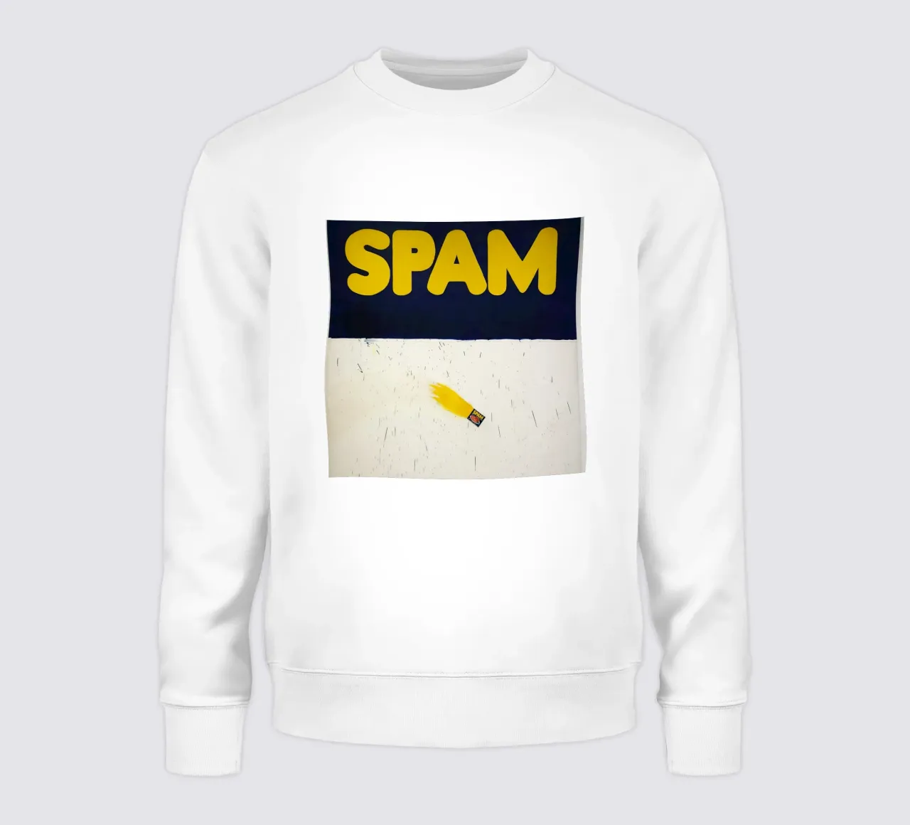 Nave razzo piena di spam di Ed Ruscha felpa da Marcobarshop