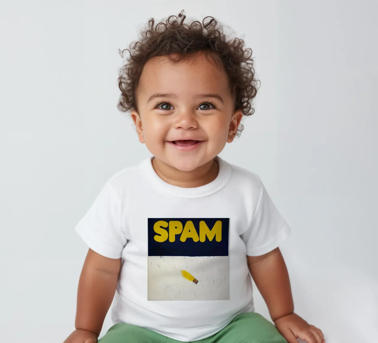 Nave razzo piena di spam di Ed Ruscha maglietta neonato da Marcobarshop