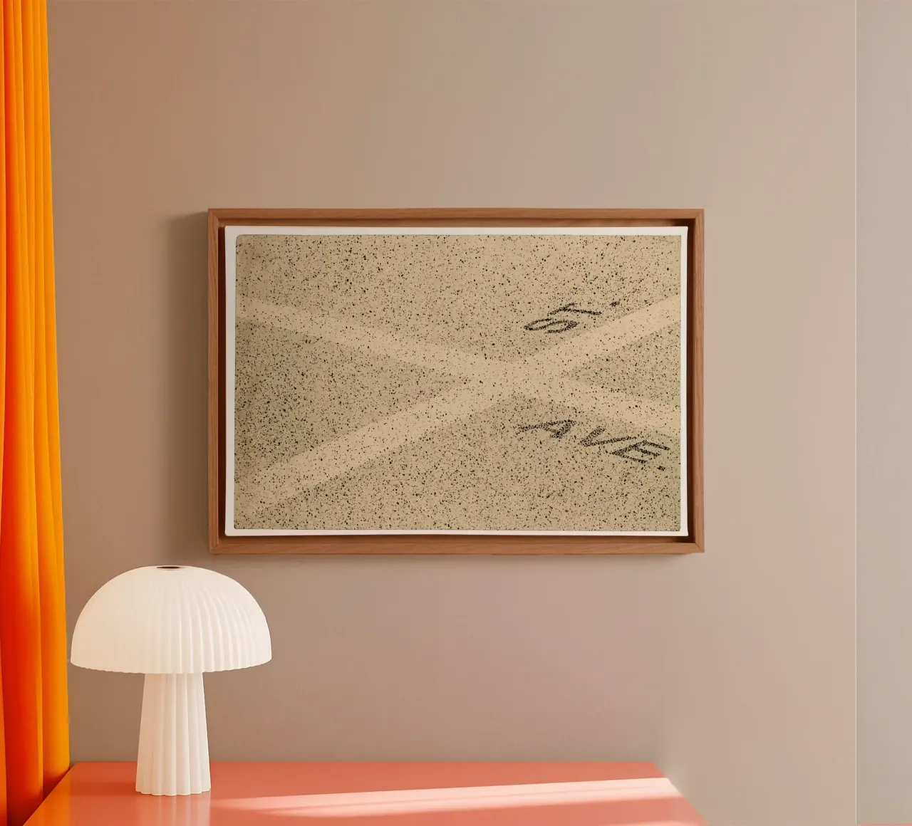 Ed Ruscha St. Crosses Ave canvas by Marcobarshop