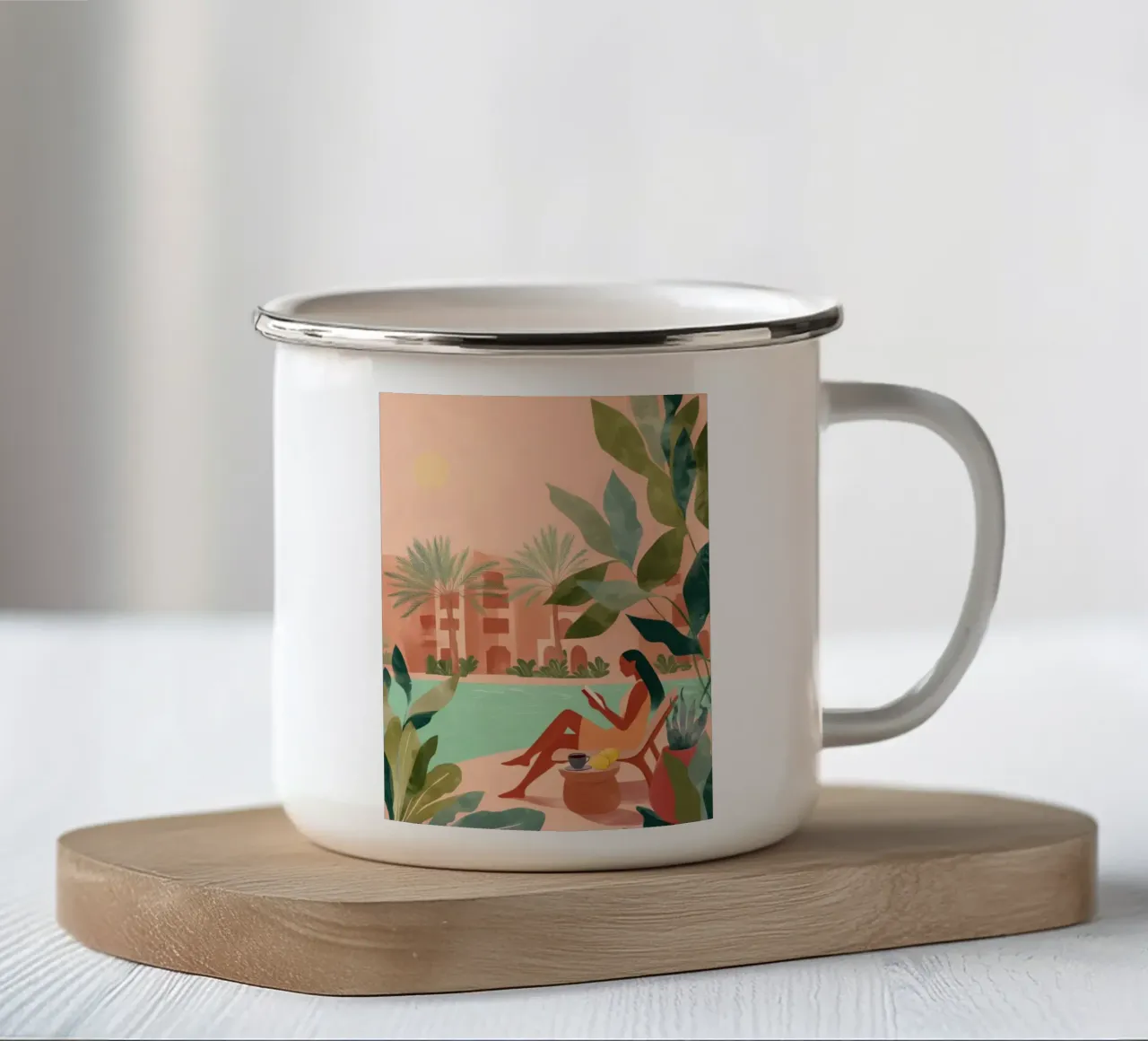 Desert Chapters tazza in smalto da Clara August