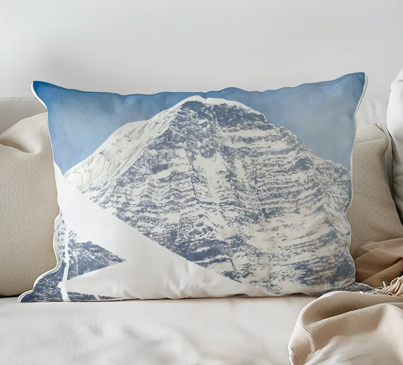 Ed Ruscha Montagna standard cuscino da Marcobarshop