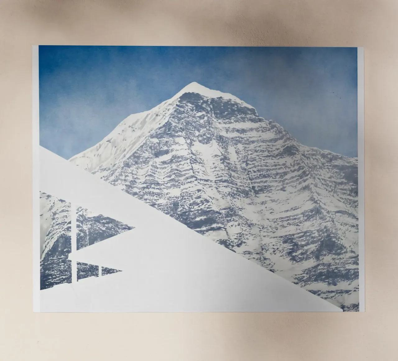 Ed Ruscha Montagna standard pellicola backlit da Marcobarshop