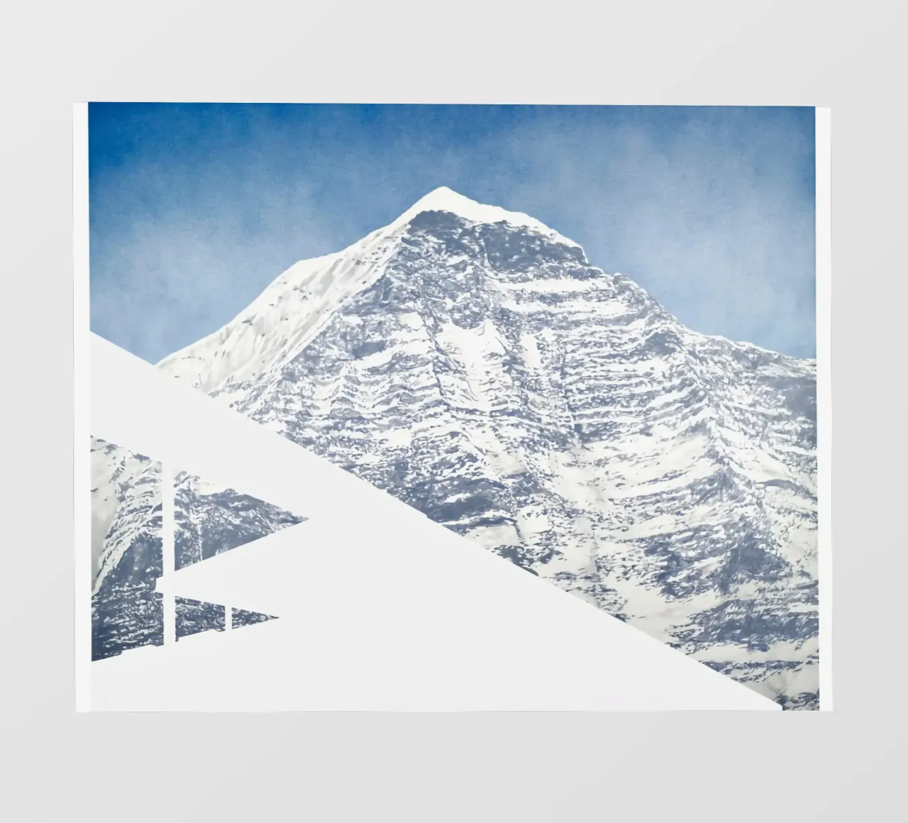 Ed Ruscha Montagna standard pellicola backlit da Marcobarshop