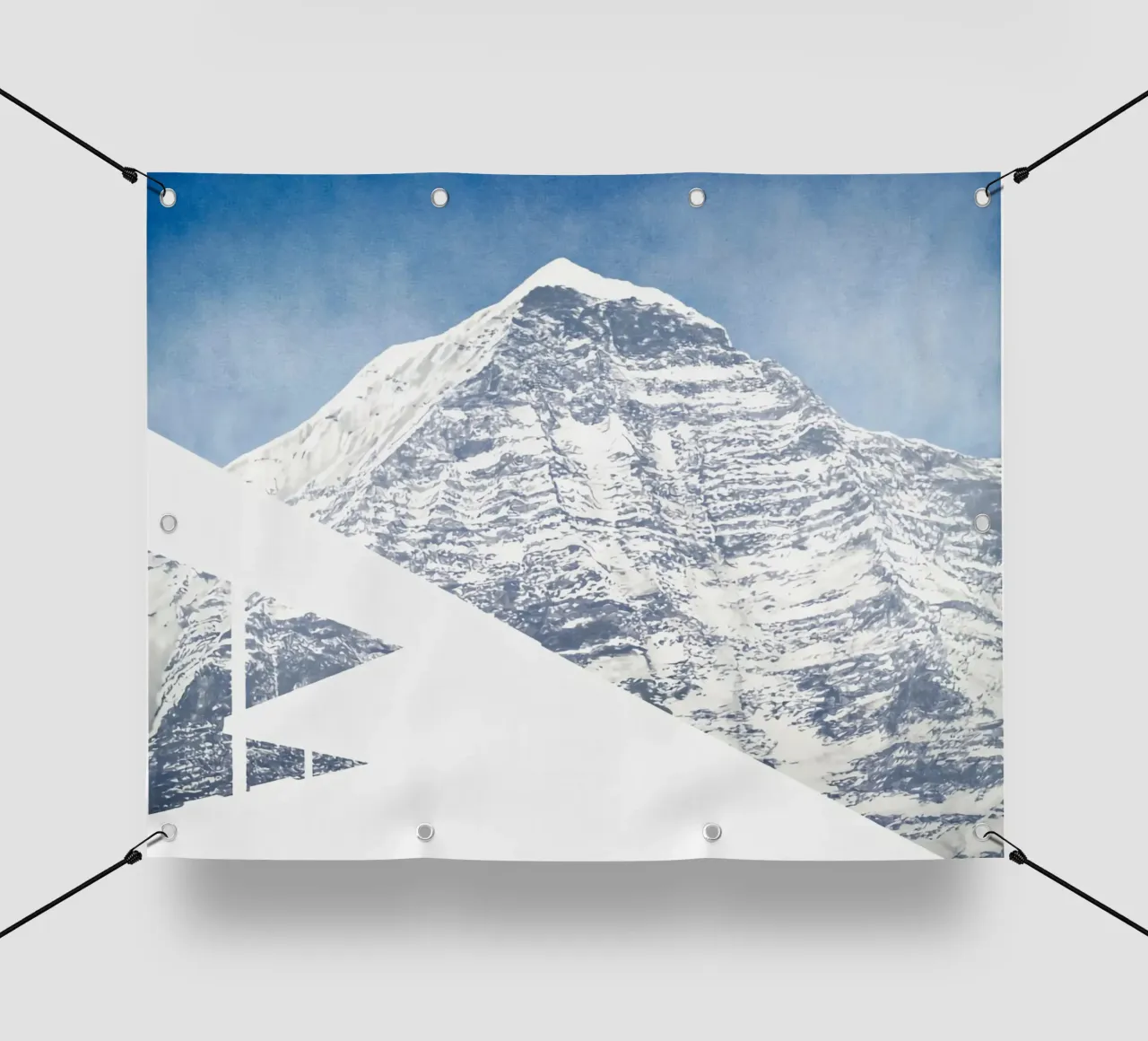 Ed Ruscha Montagna standard telo in pvc da Marcobarshop