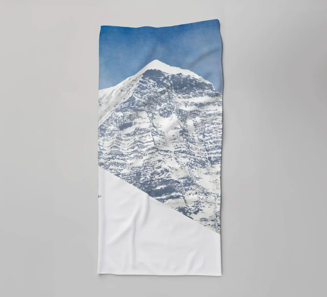 Ed Ruscha Montagna standard asciugamano da bagno da Marcobarshop