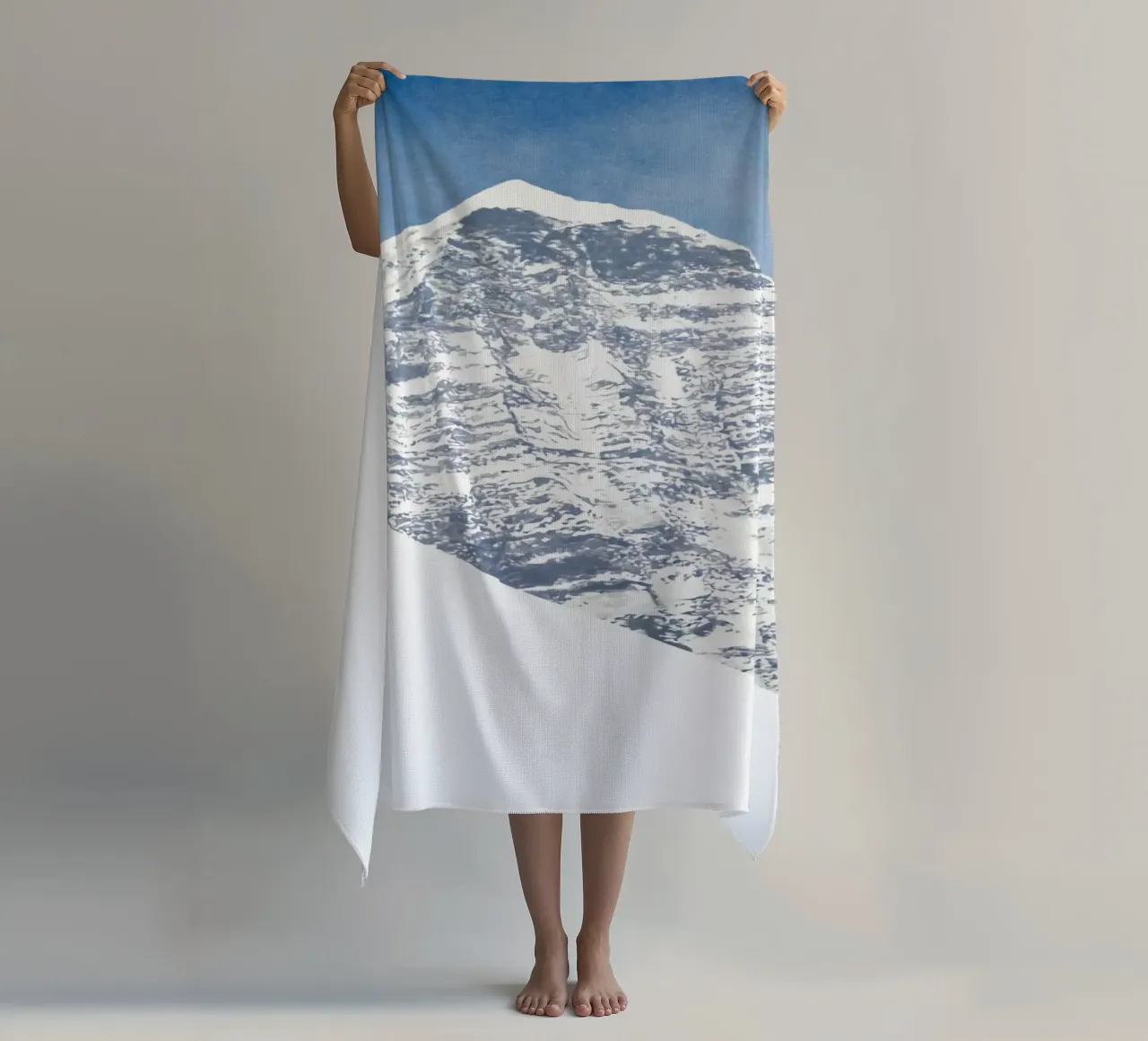 Ed Ruscha Montagna standard telo mare da Marcobarshop