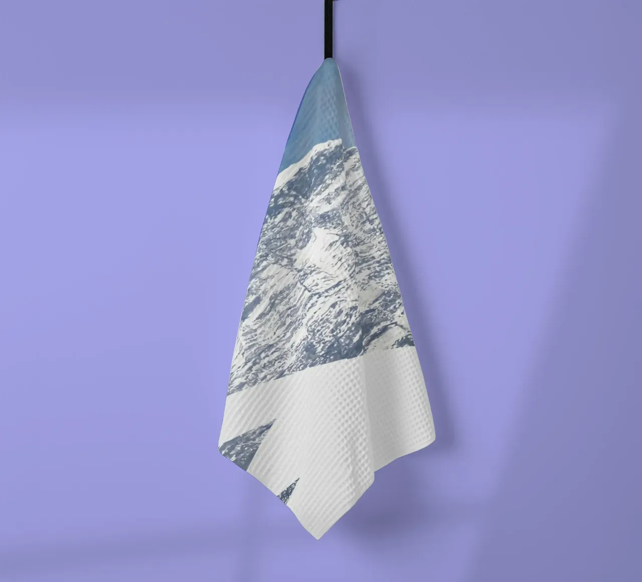 Ed Ruscha Montagna standard canovaccio da cucina da Marcobarshop