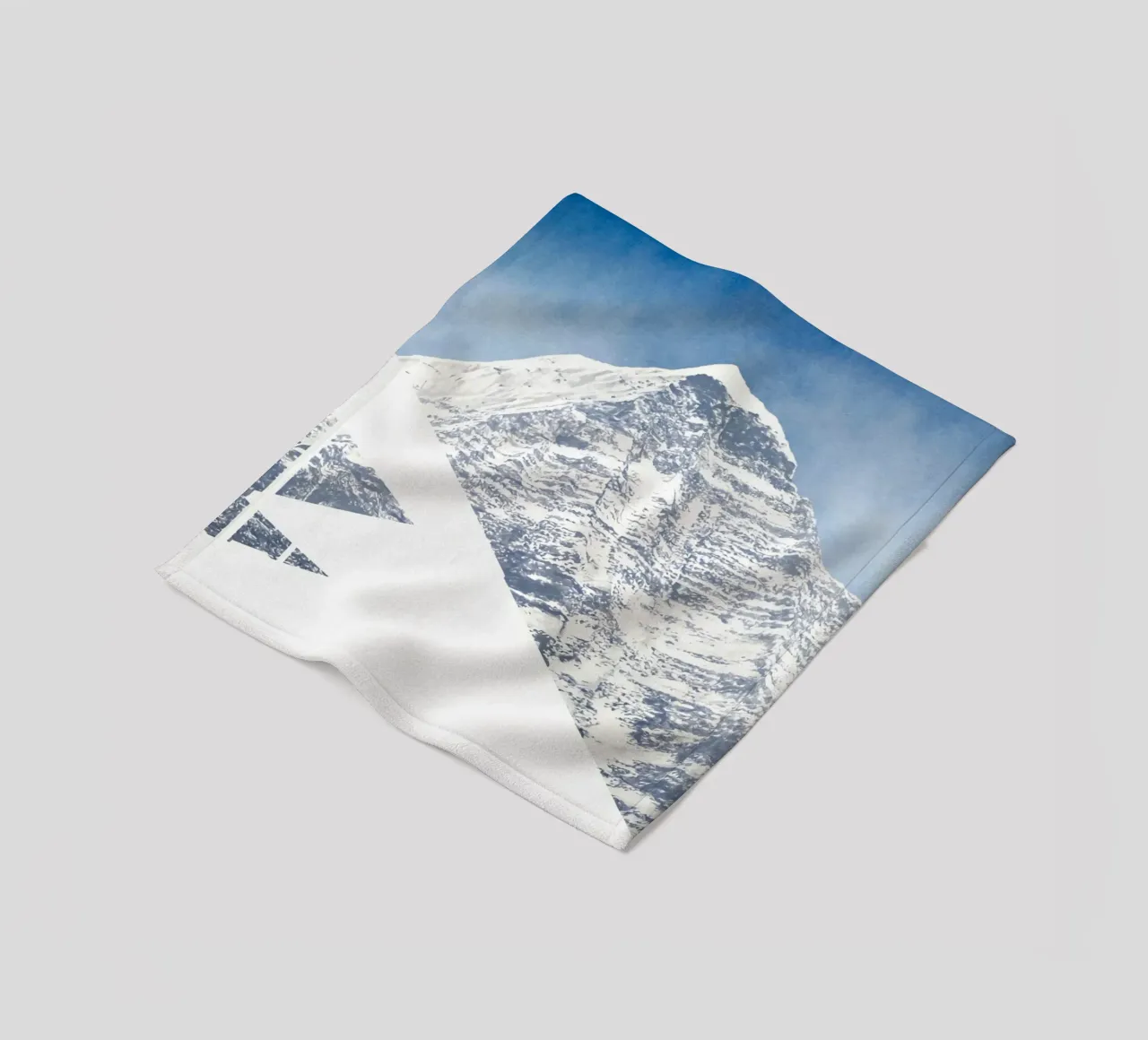 Ed Ruscha Montagna standard coperta in pile da Marcobarshop