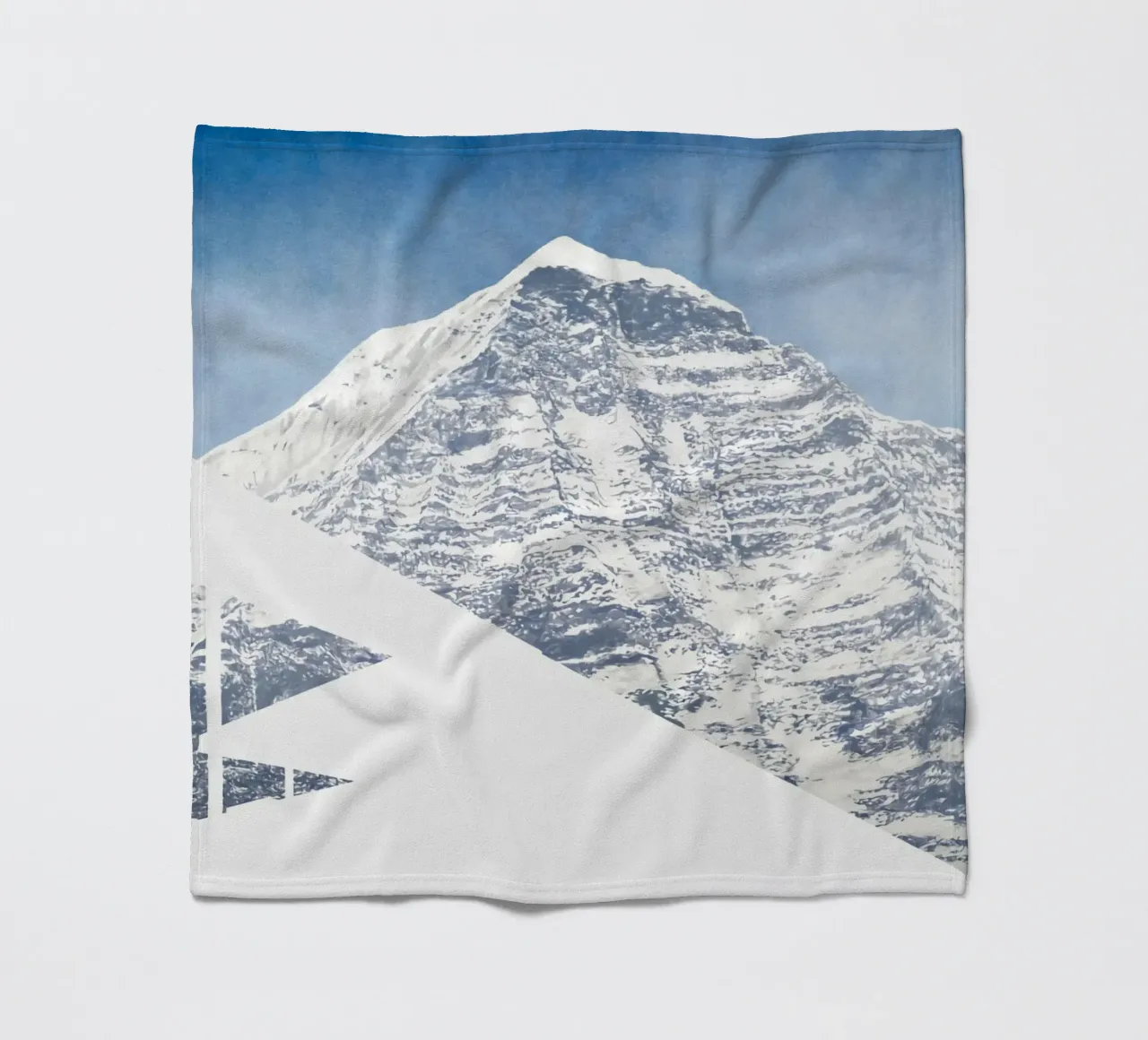 Ed Ruscha Montagna standard coperta in pile da Marcobarshop