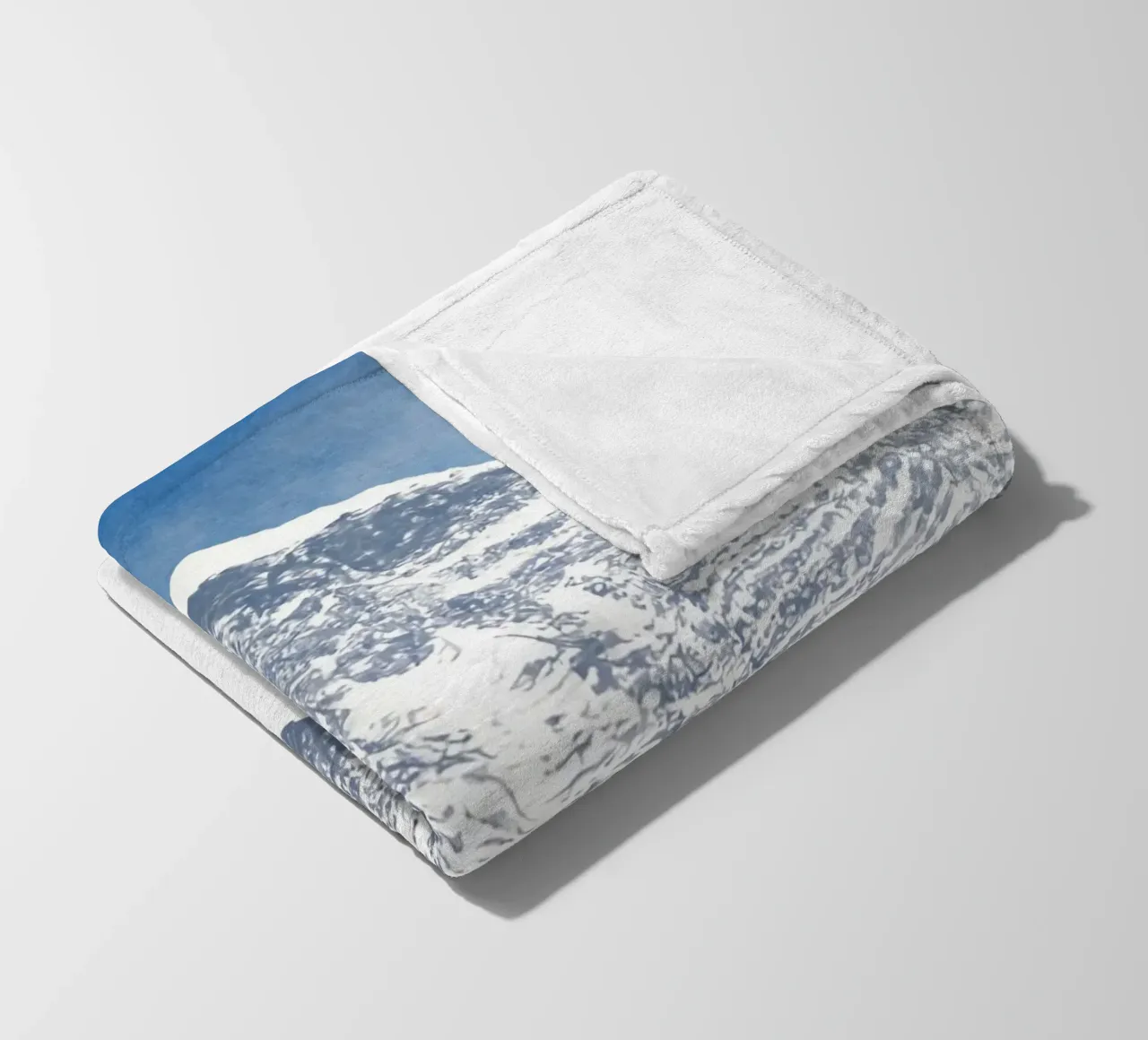 Ed Ruscha Montagna standard coperta in pile da Marcobarshop