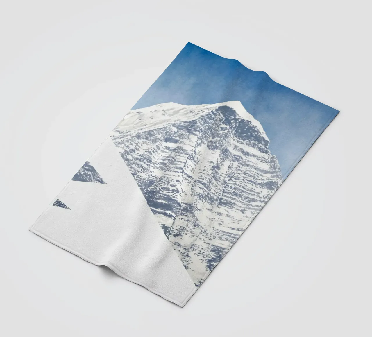Ed Ruscha Montagna standard coperta in pile da Marcobarshop