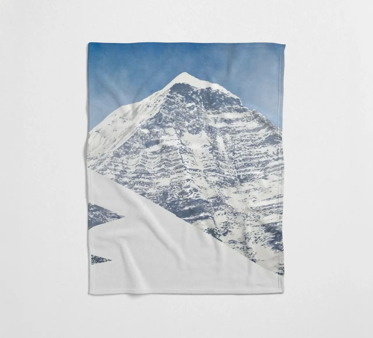 Ed Ruscha Montagna standard coperta in pile da Marcobarshop