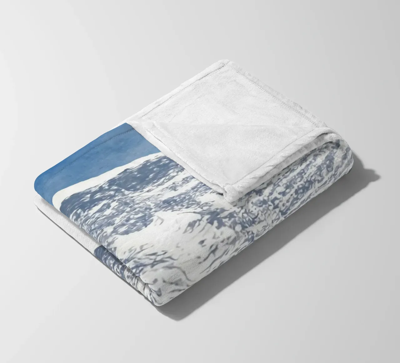 Ed Ruscha Montagna standard coperta in pile da Marcobarshop
