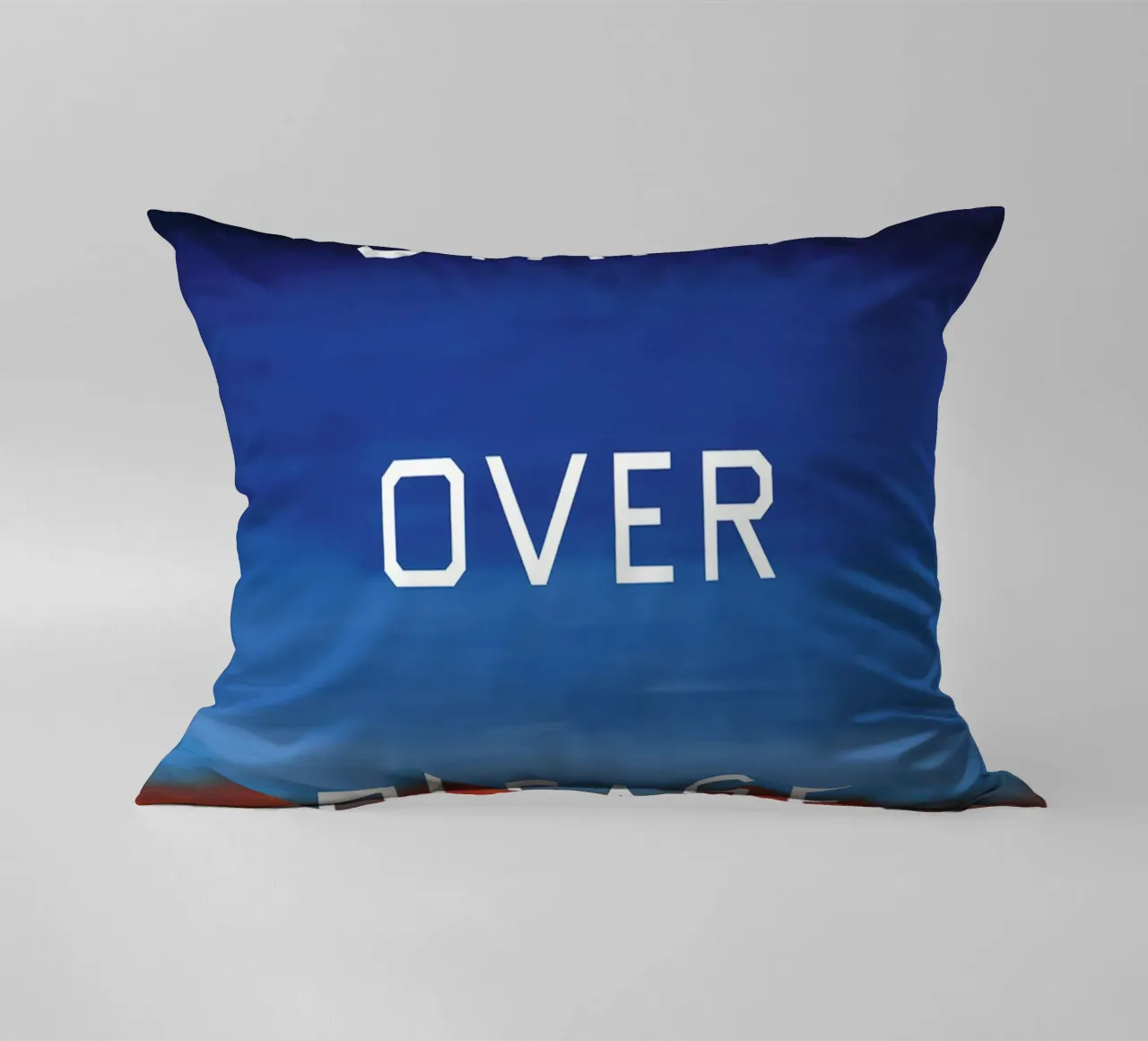 Ed Ruscha Ricominciare per favore cuscino da Marcobarshop