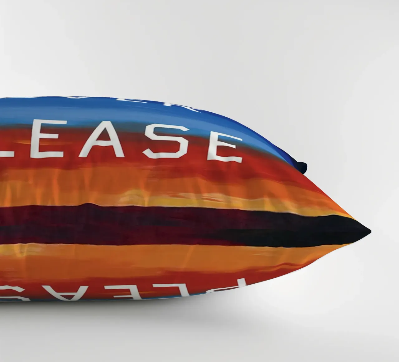 Ed Ruscha Ricominciare per favore cuscino da Marcobarshop