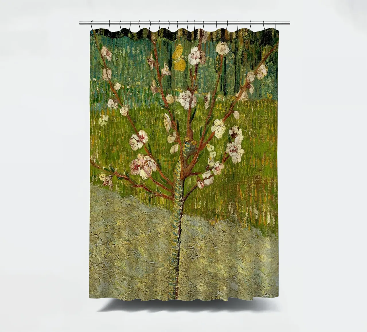 Mandorlo in fiore tenda da doccia da ValerieArt