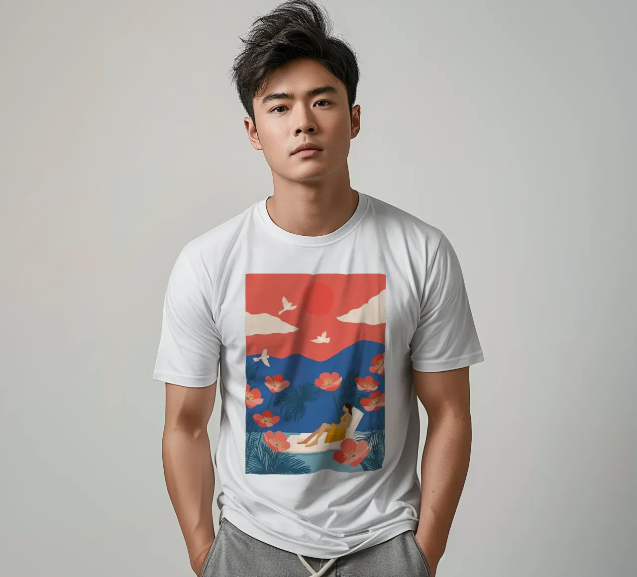 Floating in a Field of Dreams t-shirt da Clara August