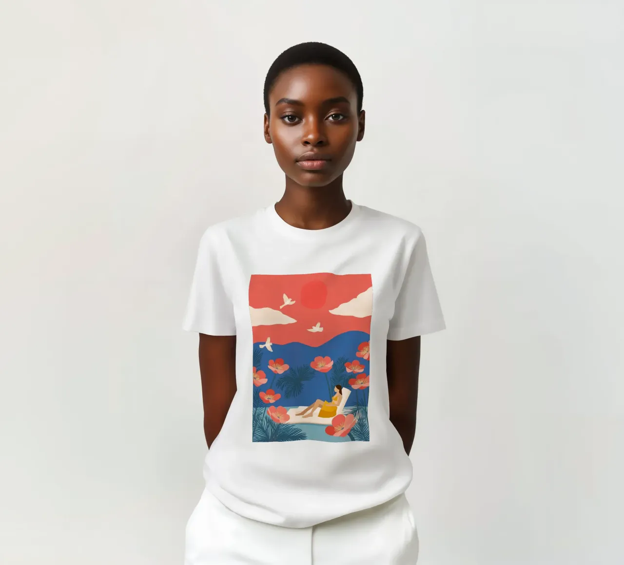 Floating in a Field of Dreams t-shirt da Clara August