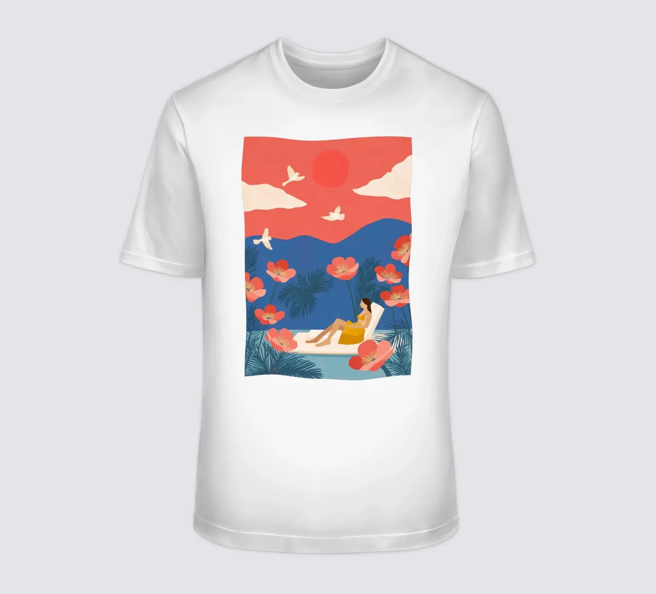 Floating in a Field of Dreams t-shirt da Clara August