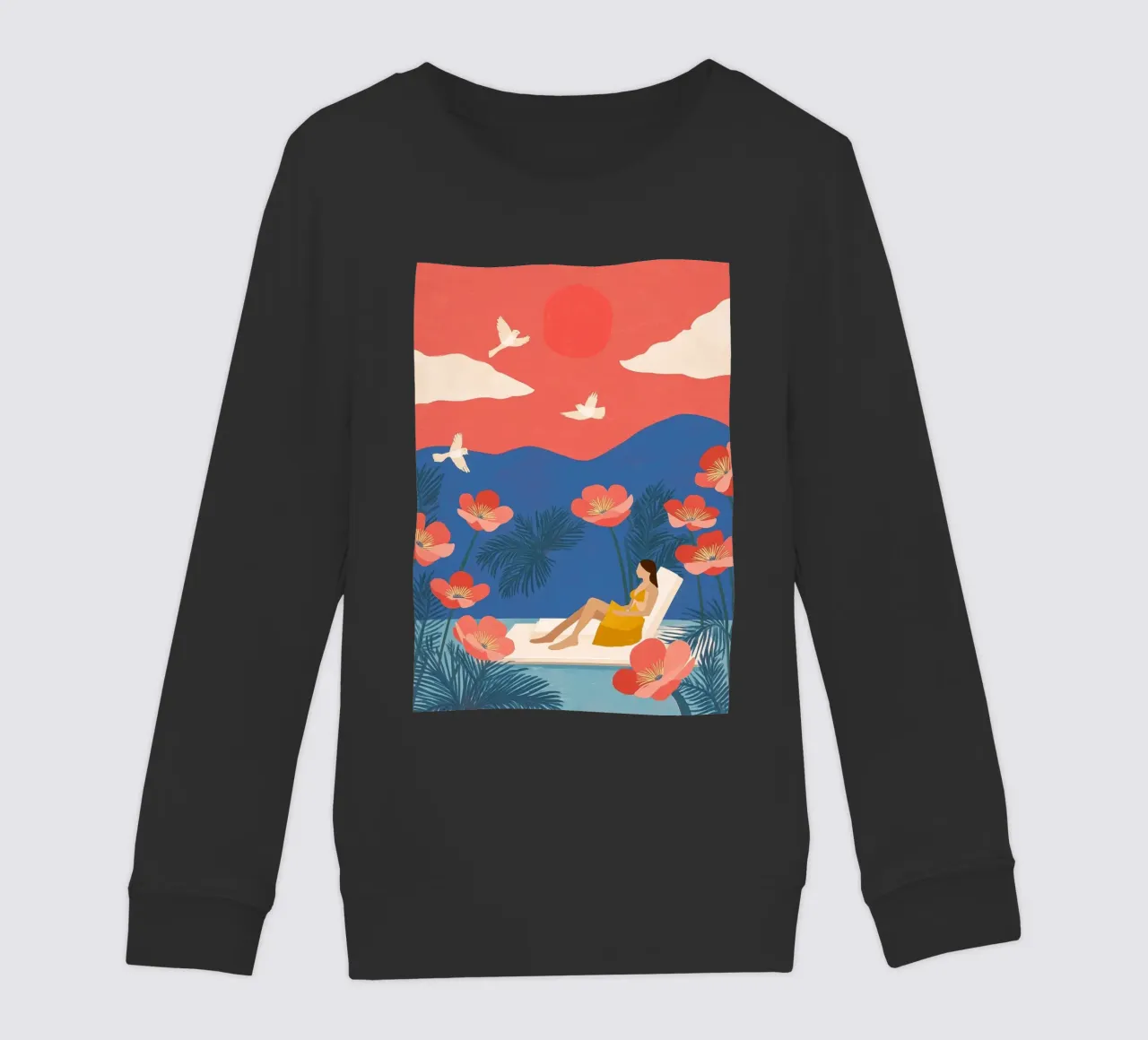 Floating in a Field of Dreams felpa bambino da Clara August