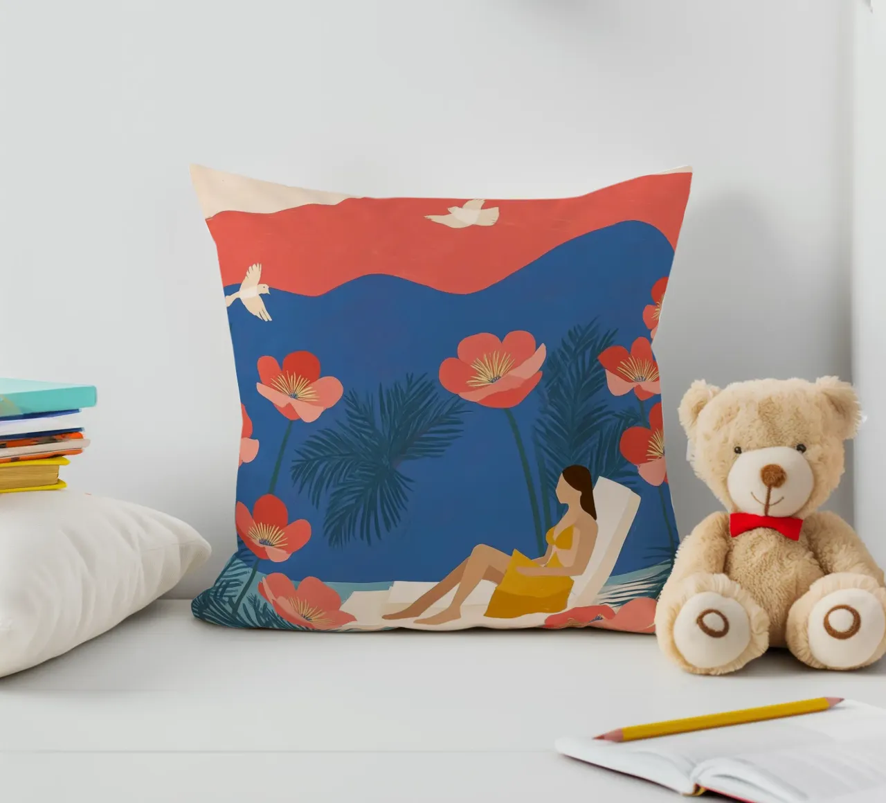 Floating in a Field of Dreams cuscino da Clara August