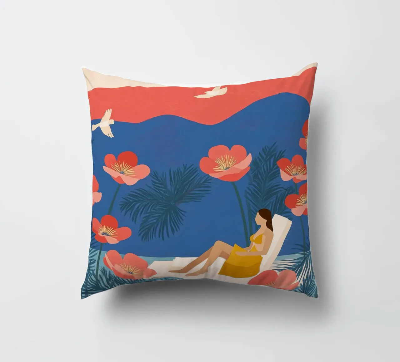 Floating in a Field of Dreams cuscino da Clara August