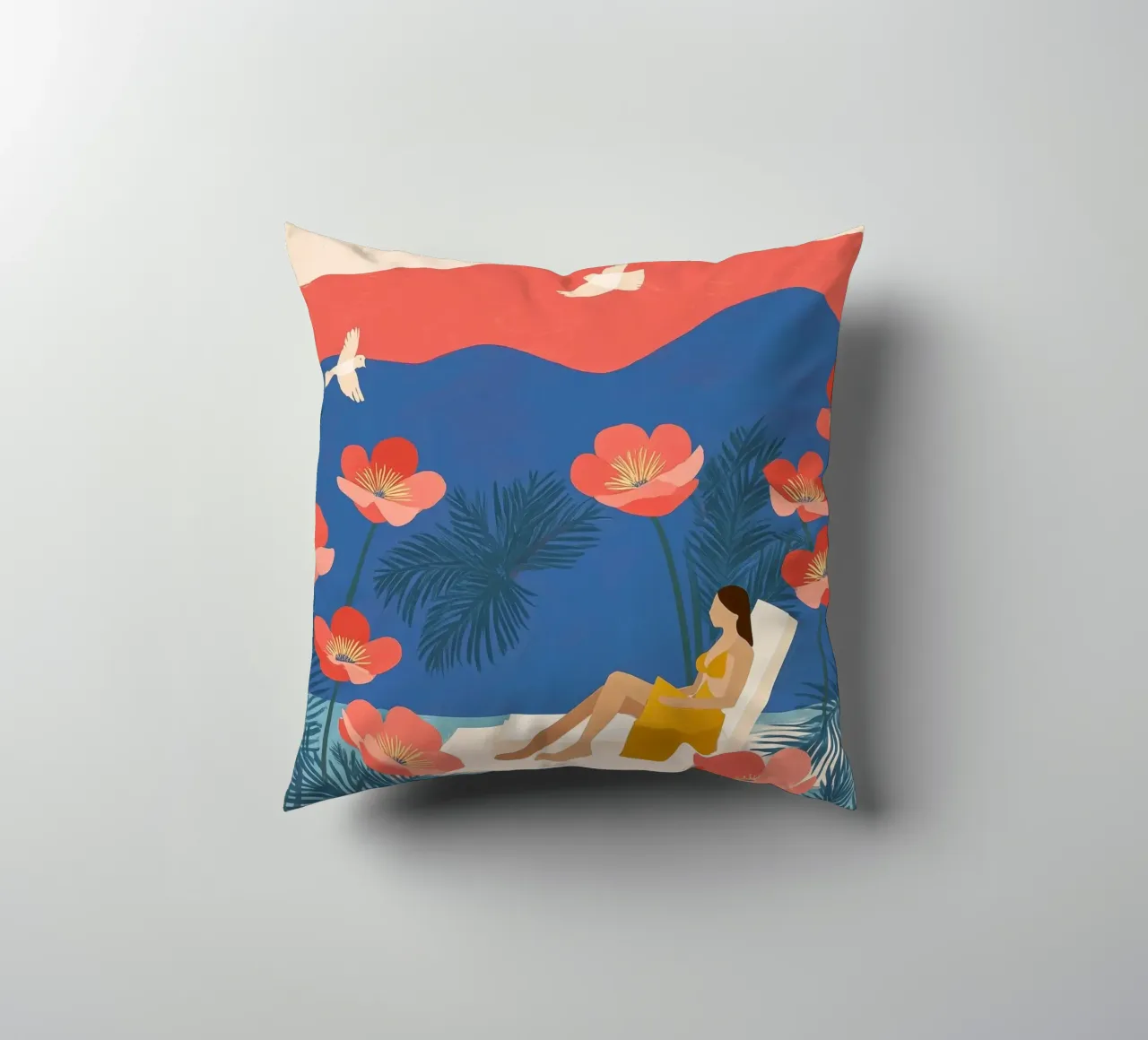 Floating in a Field of Dreams cuscino da Clara August