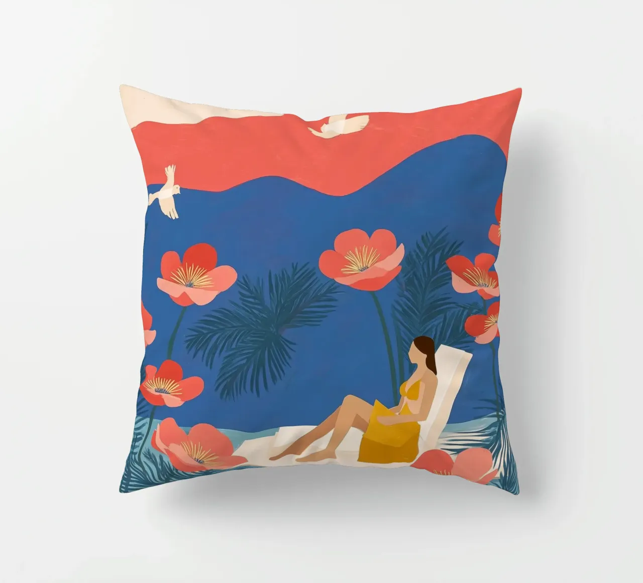 Floating in a Field of Dreams cuscino da Clara August