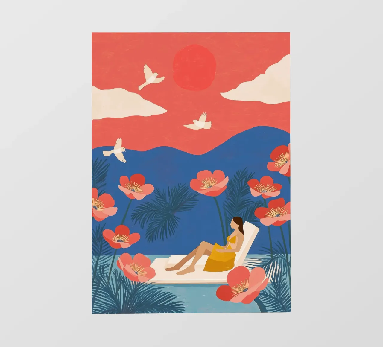 Floating in a Field of Dreams telo in pvc da Clara August