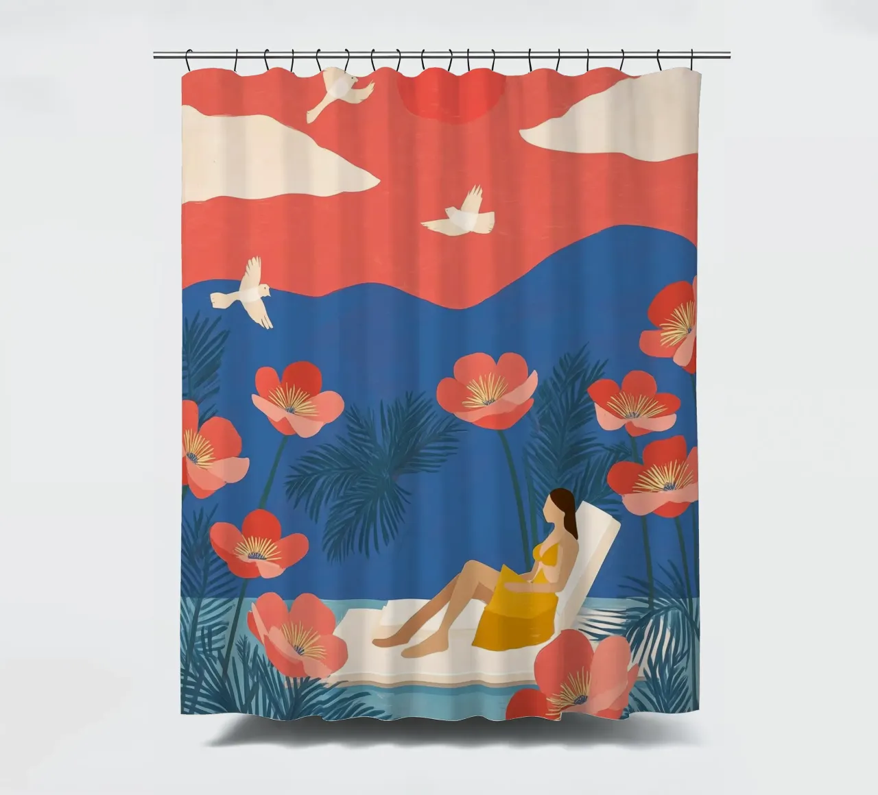 Floating in a Field of Dreams tenda da doccia da Clara August