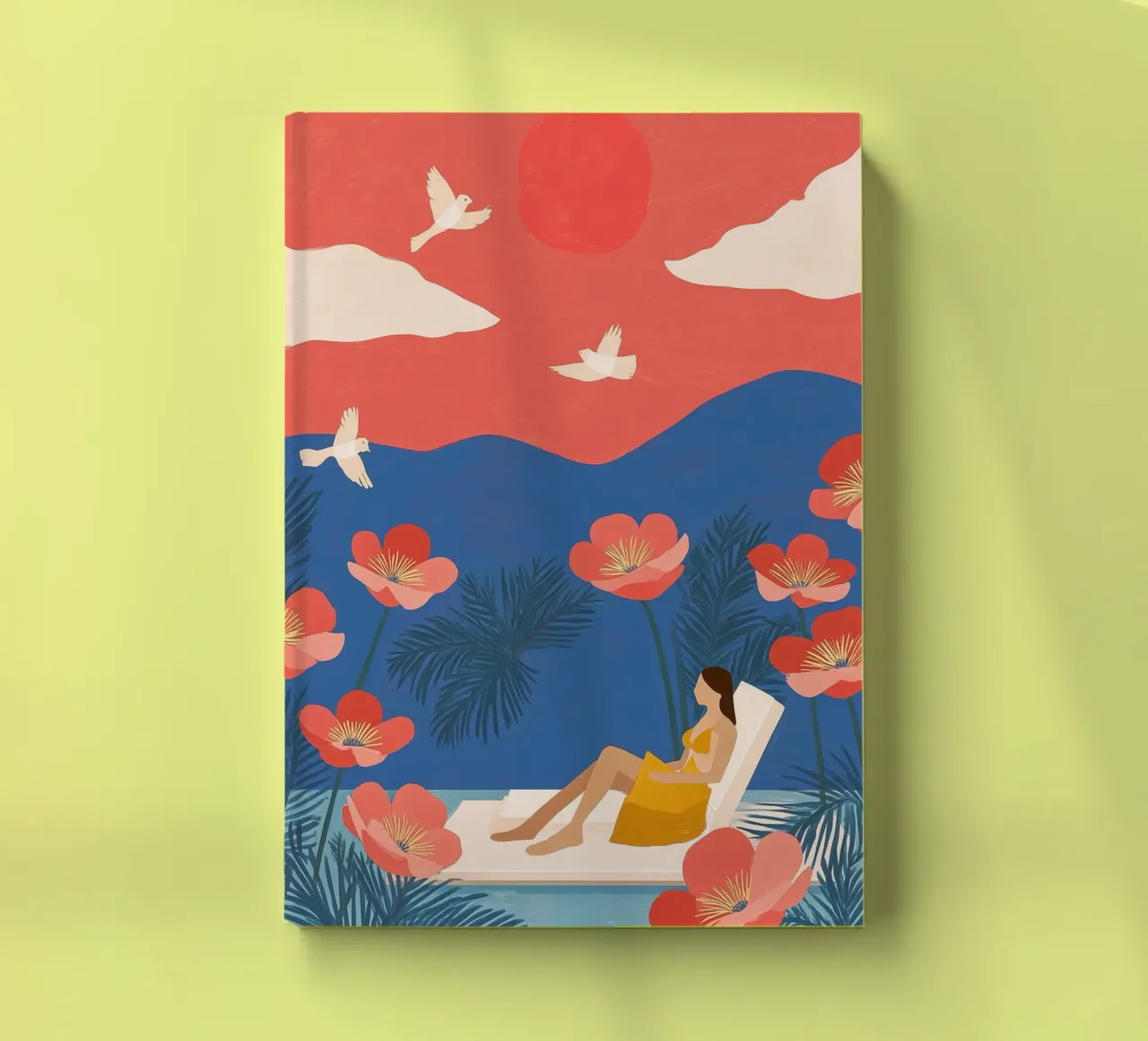 Floating in a Field of Dreams notebook by Clara August